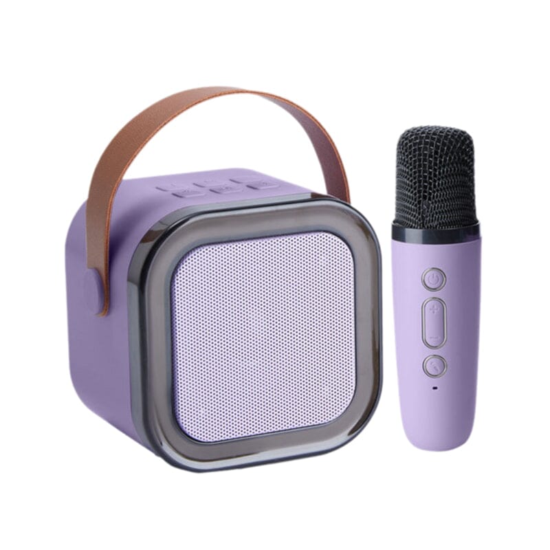 Mini karaoke seade juhtmevabade mikrofonidega