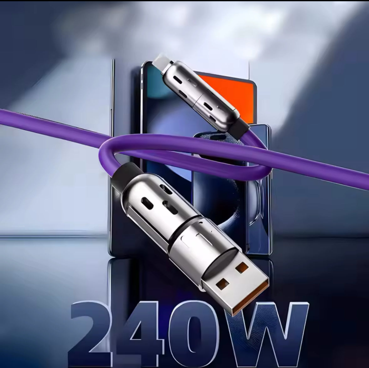 4-in-1 MFish USB C kaabel (240W)